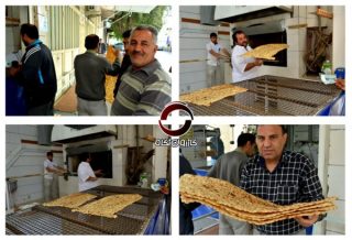 نان سنگک کازرون